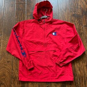 Champion women’s size small red jacket
